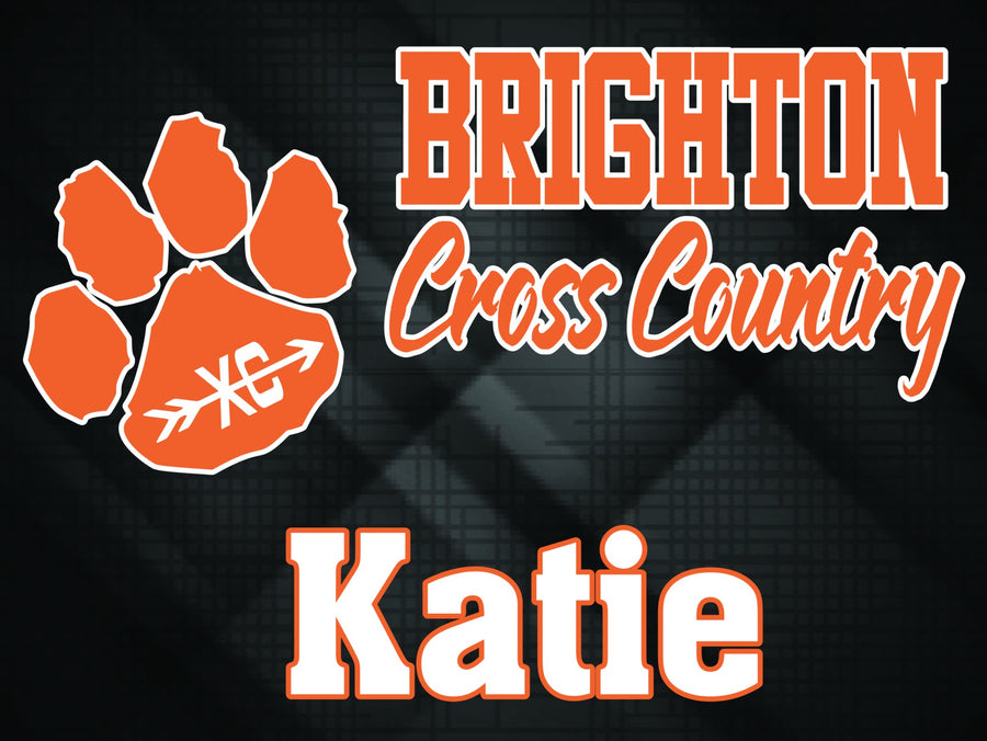 BHS Cross Country Personalized Lawn Sign