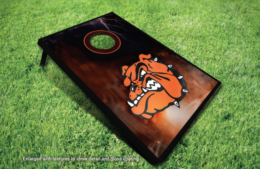 Brighton Bulldog Tailgate Cornhole Boards