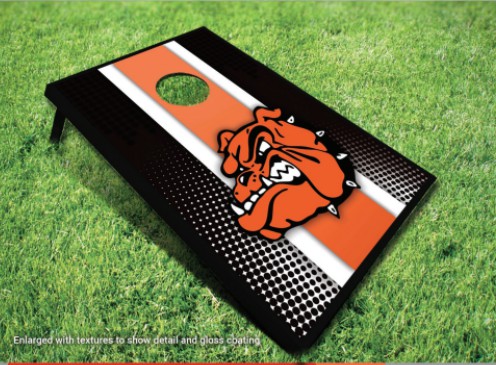 Brighton Bulldog Tailgate Cornhole Boards