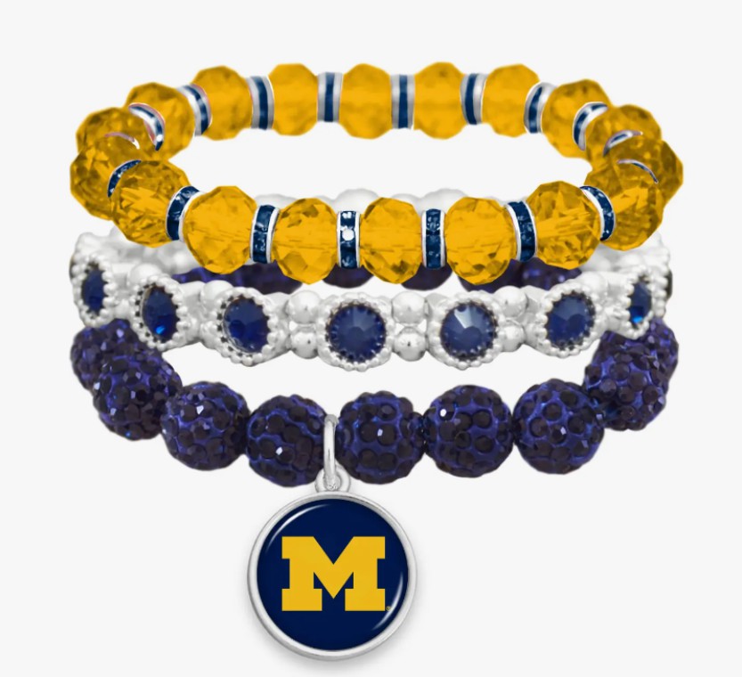 U-M Stacked Bracelet