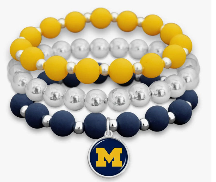 U-M Stacked Bracelet