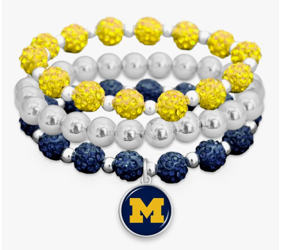 U-M Stacked Bracelet